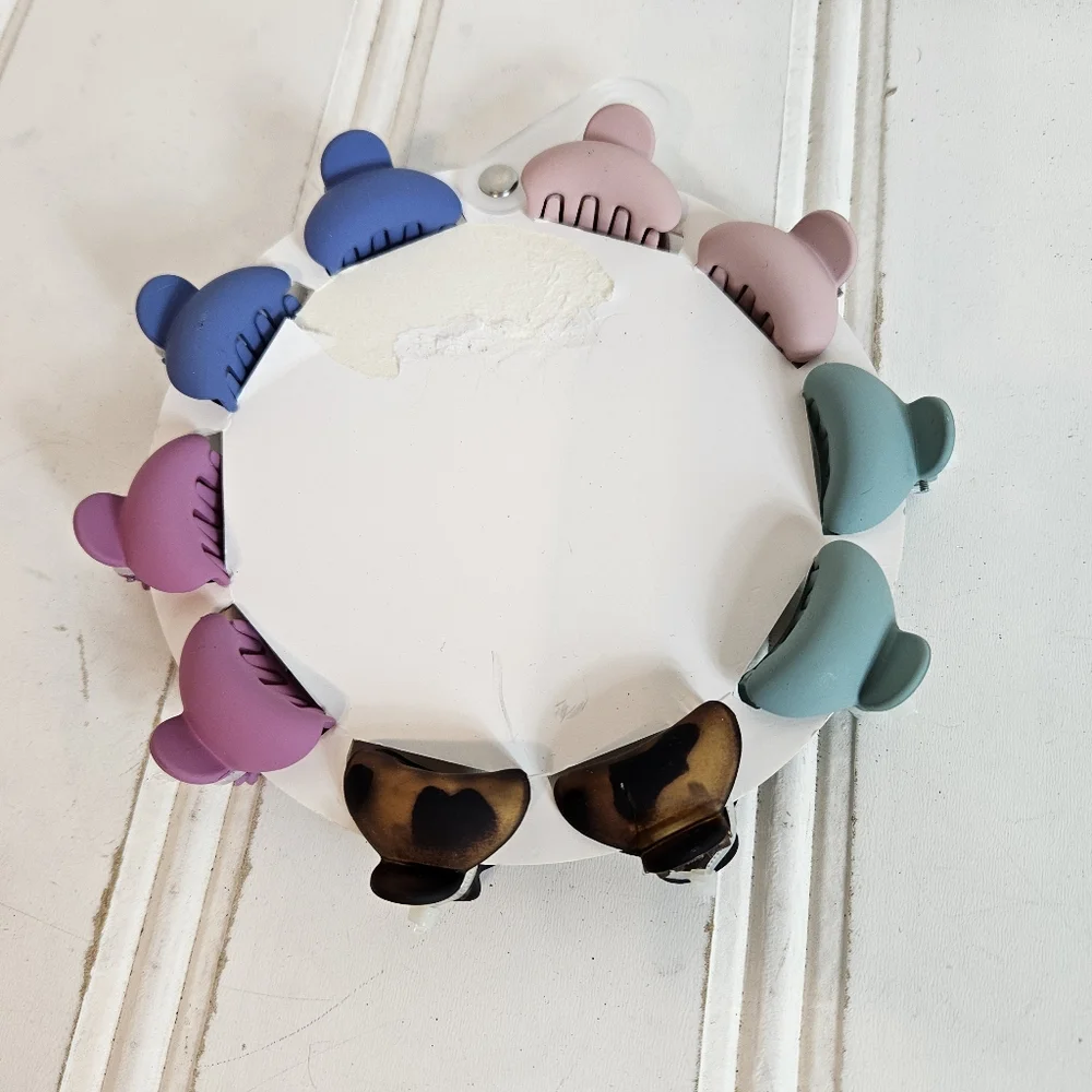 Natasha Hair Claw Clips Set Stylish Multicolored Accessories for Women